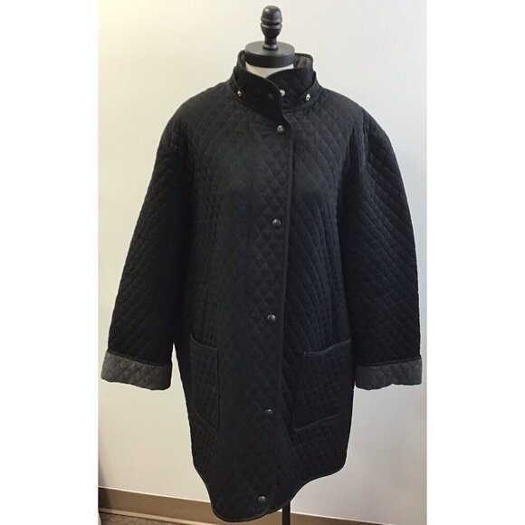 Womans Fen.Nelli Jakect Sixe 18 Black and Grey - Picture 1 of 3